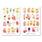 Preview: Summer Cocktails Sticker Set